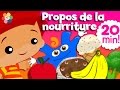 Apprendre  propos de la nourriture  les premiers mots avec des amis de dessins anims  babyfirst