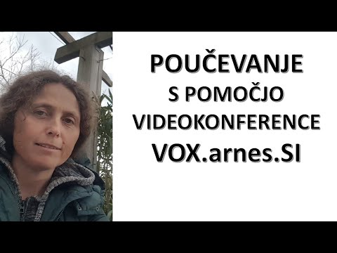 Poučevanje s s pomočjo konference VOX