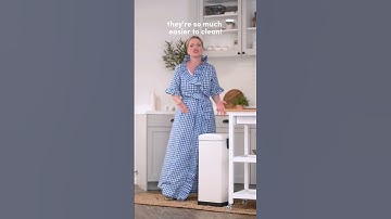 KITCHEN TREND ALERT: external odor blocking trash bins 🚨🗑️
