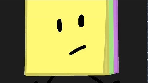 Find the bfb characters| how to get sticky note s