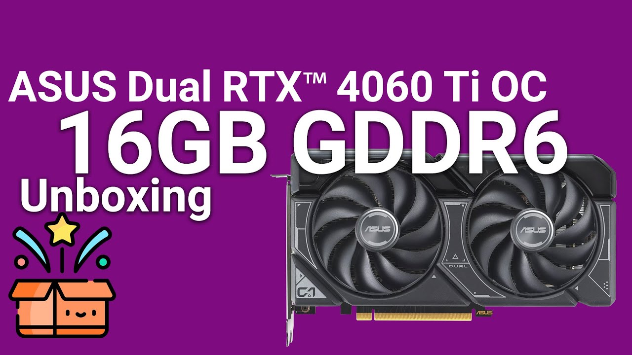 ASUS Dual GeForce RTX™ 4060 Ti OC Edition 16GB GDDR6