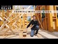 Framing with LVL studs Framing with LVL studs