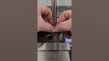 Old School Machinist Trick for Reaming Oversized Holes
