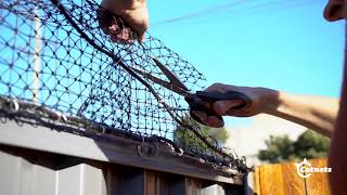 How To Create A Wire Rope System For Colorbond Fences Catnets.com.au