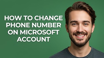 How To Change Phone Number On Microsoft Account - GUIDE!