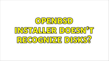 Unix & Linux: openbsd installer doesn