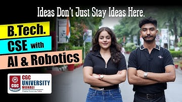 B.Tech CSE in AI & Robotics | Future-Ready Innovators at CGC University Mohali #cgcuniversitymohali
