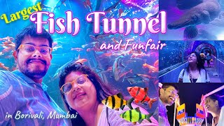 Largest Fish Tunnel and Funfair in Mumbai | #FunWithFishes | Aquarium | Ferris Wheel