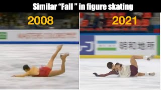Rare Fall on ice before figure skating jumps take off! Anna Shcherbakova 2021 vs Mao Asada 2008