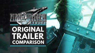 Final Fantasy 7 Remake | Original Trailer Gameplay Comparison - 2015 vs. 2020