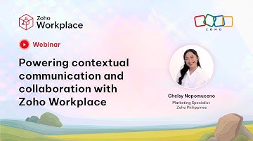 Zoho Workplace Webinar in association with JCI