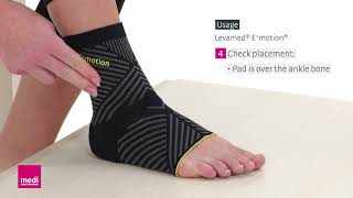 E+motion®️ Levamed - Ankle Sport Support - How to use screenshot 4