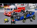 GTA 5 Firefighter Mod FDNY Rescue 1 Responding To Car Accidents In New York City