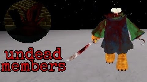How to get.Undead members in piggy:TROI concept |Roblox