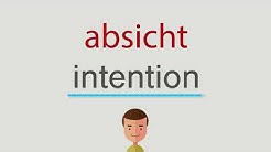 Mit Absicht Englisch Mit Absicht Englisch