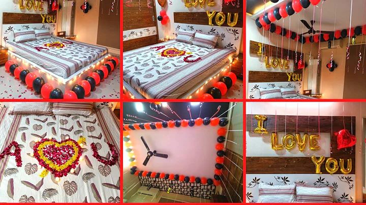 Wedding Night Bedroom Decoration Ideas - Room Decoration Ideas For First Wedding Night | het decor