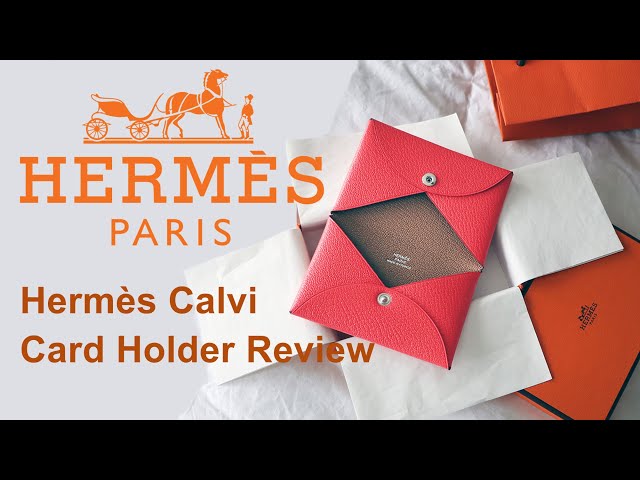 hermes calvi card holder review