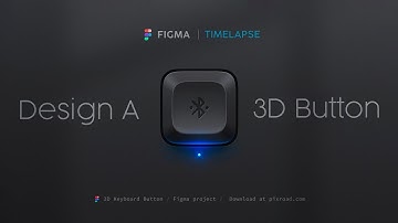 Design A 3D Button in Figma | Timelapse Tutorial