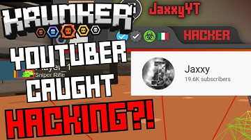 this krunker youtuber was banned for hacking... then unbanned