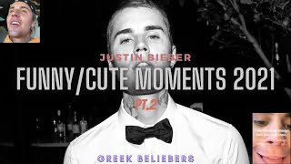 Justin Bieber Funny/Cute Moments 2021 (pt.2)