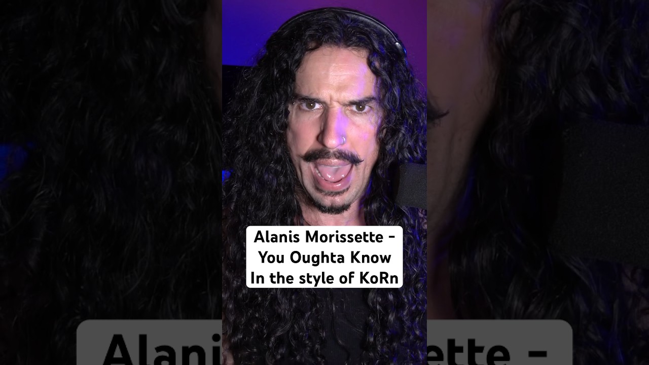 Alanis Morissette - You Oughta Know in the style of KoRn #korn #numetal #shorts