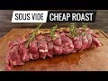 Sous Vide CHEAP ROAST experiment - From Tough Chuck to Tender N Juicy!
