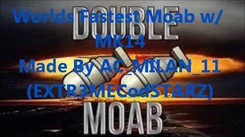 MW3 Worlds Fastest Moab w/ MK14 (58 secs)!!
