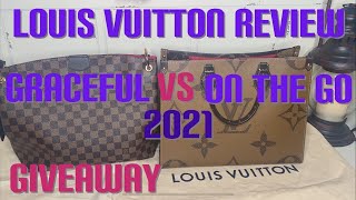 Louis Vuitton ONTHEGO MM VS GRACEFUL MM REVIEW AND GIVEAWAY 2021