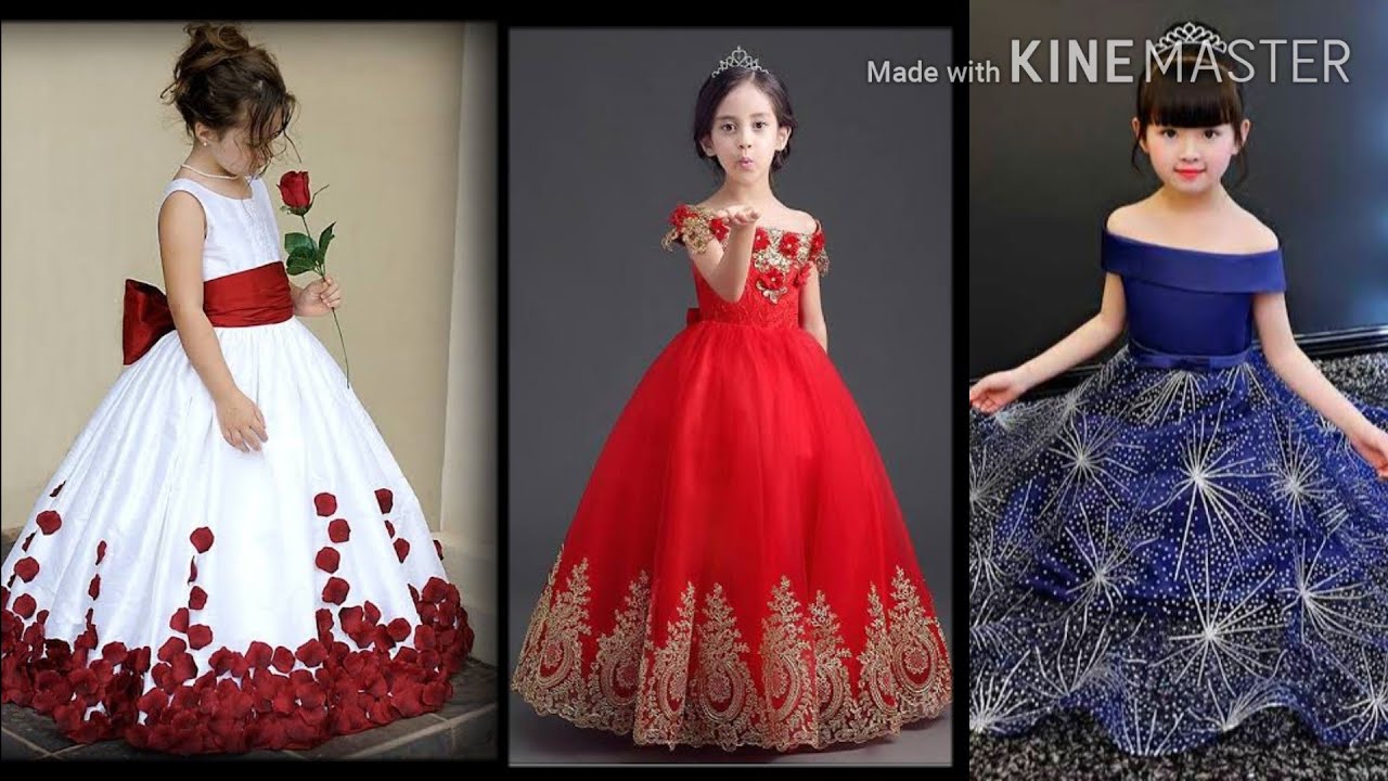 long frock designs for kids