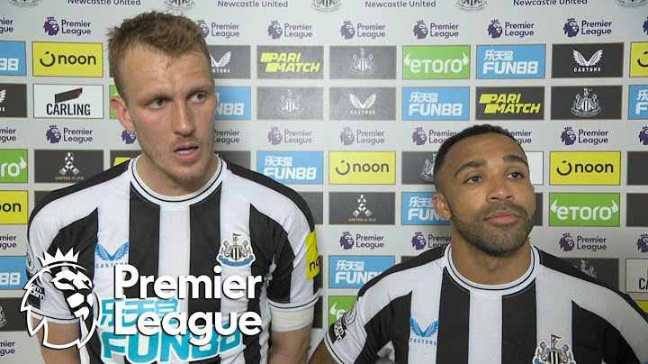 Callum Wilson, Dan Burn on Newcastle's 2-0 win v. Manchester United | Premier League | NBC Sports