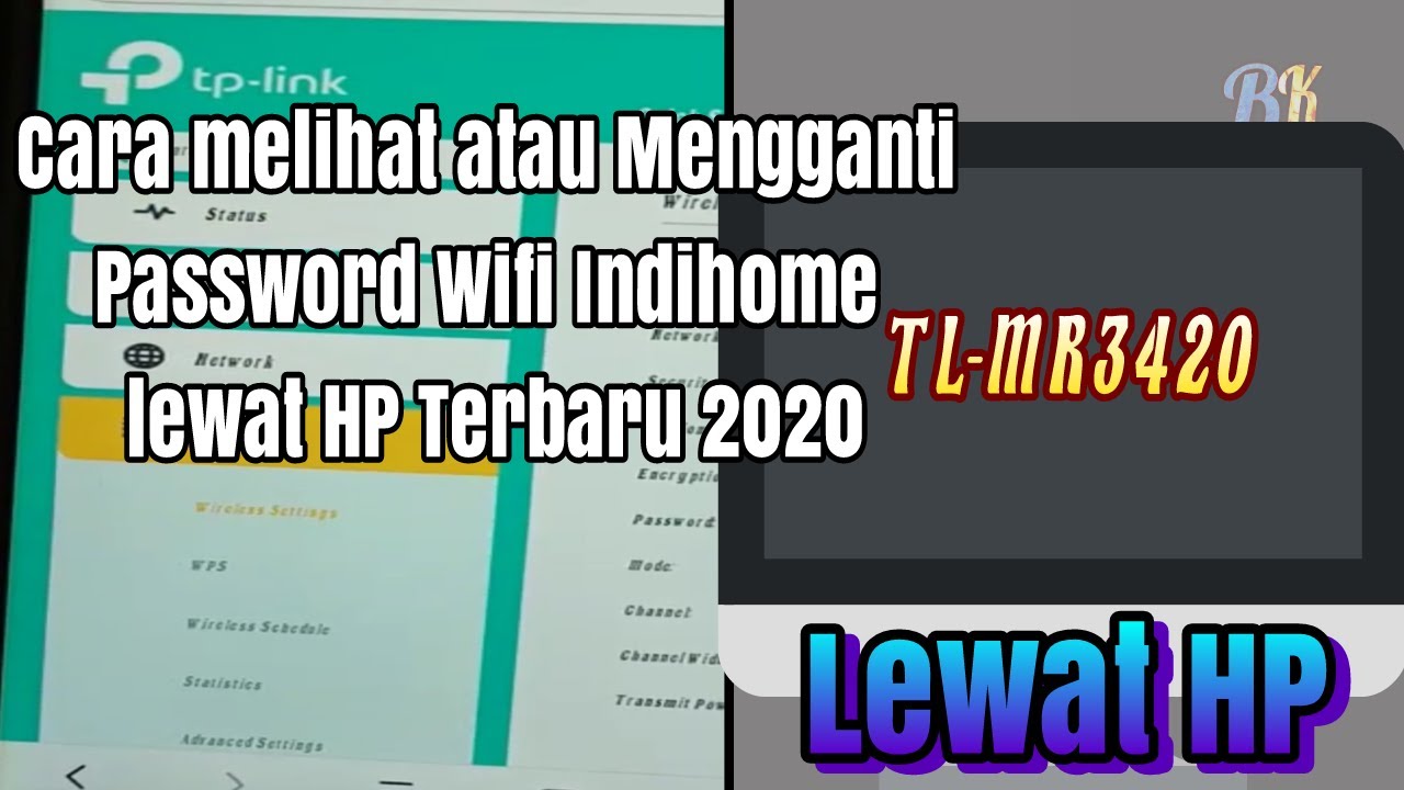 Cara Melihat Atau Mengganti Password Wifi Indihome Lewat