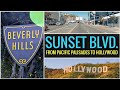 Sunset Blvd Pacific Palisades to Hollywood (Short Edit)