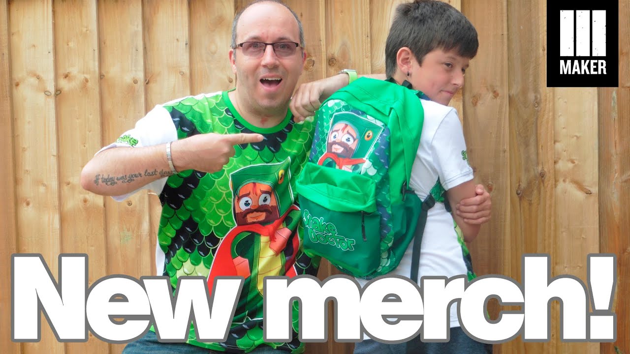 Snake Vlog - NEW OFFICIAL MAKER STUDIOS MERCHANDISE! - YouTube