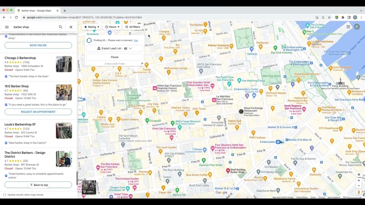 Maps Lead Finder - Extracteur de Leads sur les Cartes