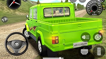 New Indian Cars: Mahindra Bolero Camper Driving in Village Gadi Wala Game Car Game Android Gameplay