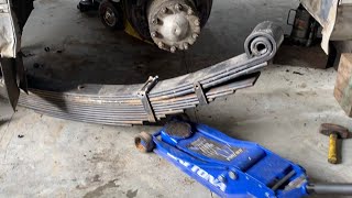 Leaf spring upgrade to lenny our 1947 gm silversides 3751 rv bus conversion