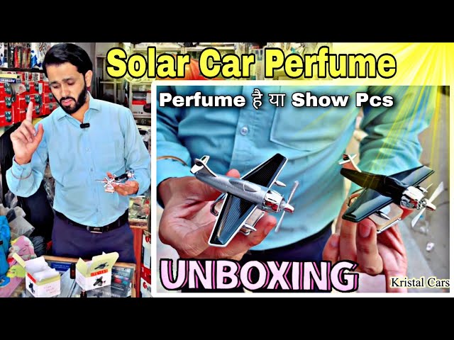 Can Turn When There Is Sunlight Solar Energy Airplane Car Perfume