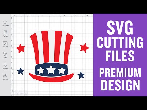 Uncle Sam Hat Svg Cut File for Crafters