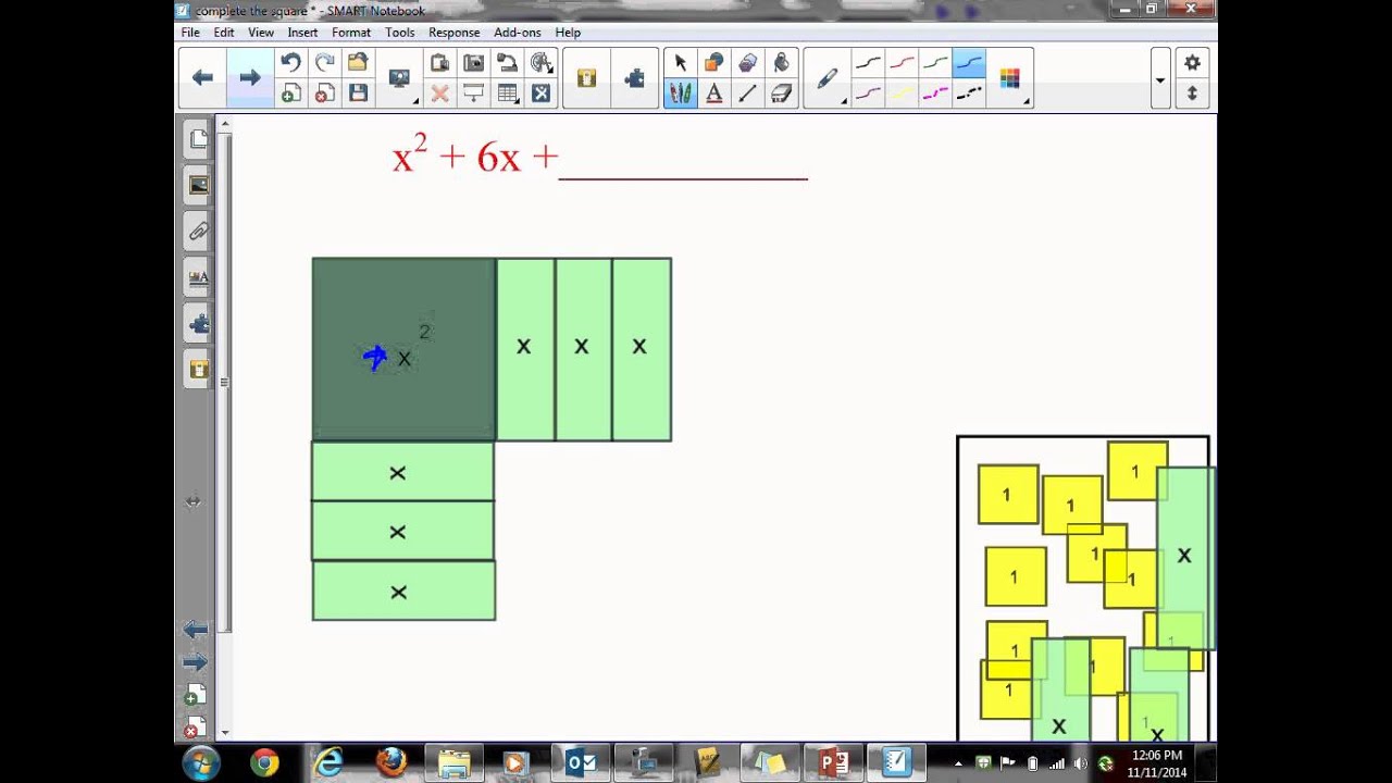 completing the square video tutorial completing the square video tutorial