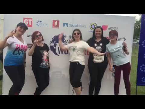 zumba world run _ზუმბა მსოფლიო რბენაზე