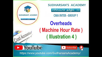Overheads ( Machine Hour Rate ) ( Illustration 4 )