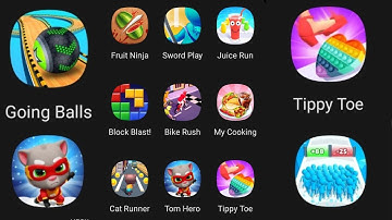 Satisfying Games... Going Balls, Tom Hero Run, Count Master, Tippy Toe, Pancake Run, Sandwich Runner