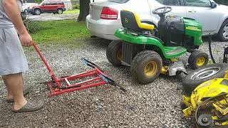 Review of a prolift lawnmower lift i picked up for $60 off Facebook marketplace