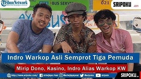 Indro Warkop Asli Semprot Tiga Pemuda Mirip Dono, Kasino, Indro Alias Warkop KW