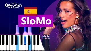 Chanel - SloMo (Spain Eurovision 2022)  (Easy Piano Tutorial)