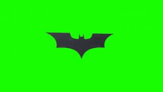 Batman 3D Logo animation Green Screen footage free(1080p)