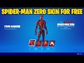 How To Get SPIDER-MAN ZERO BUNDLE FOR FREE In Fortnite Chapter 3 season 3!