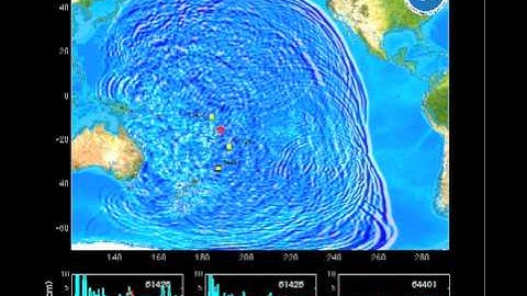 NOAA Samoa Tsunami Wave Animation