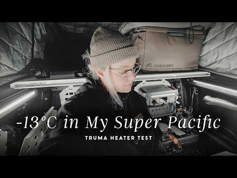 I Slept in My Camper at -13°C (Truma Heater Test)