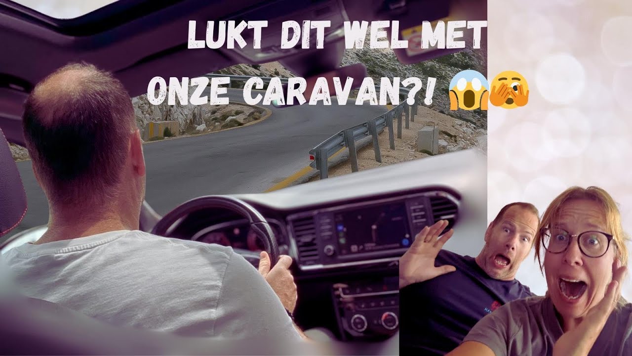 Help, past dit wel?! Bochtenstress met de caravan richting Italië